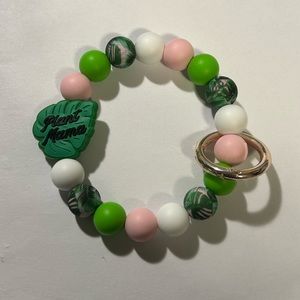 Plant Mama Wristlet Keychain